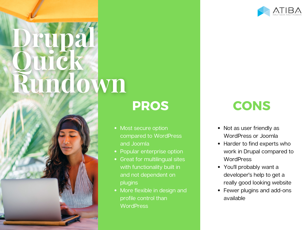 drupal pros and cons