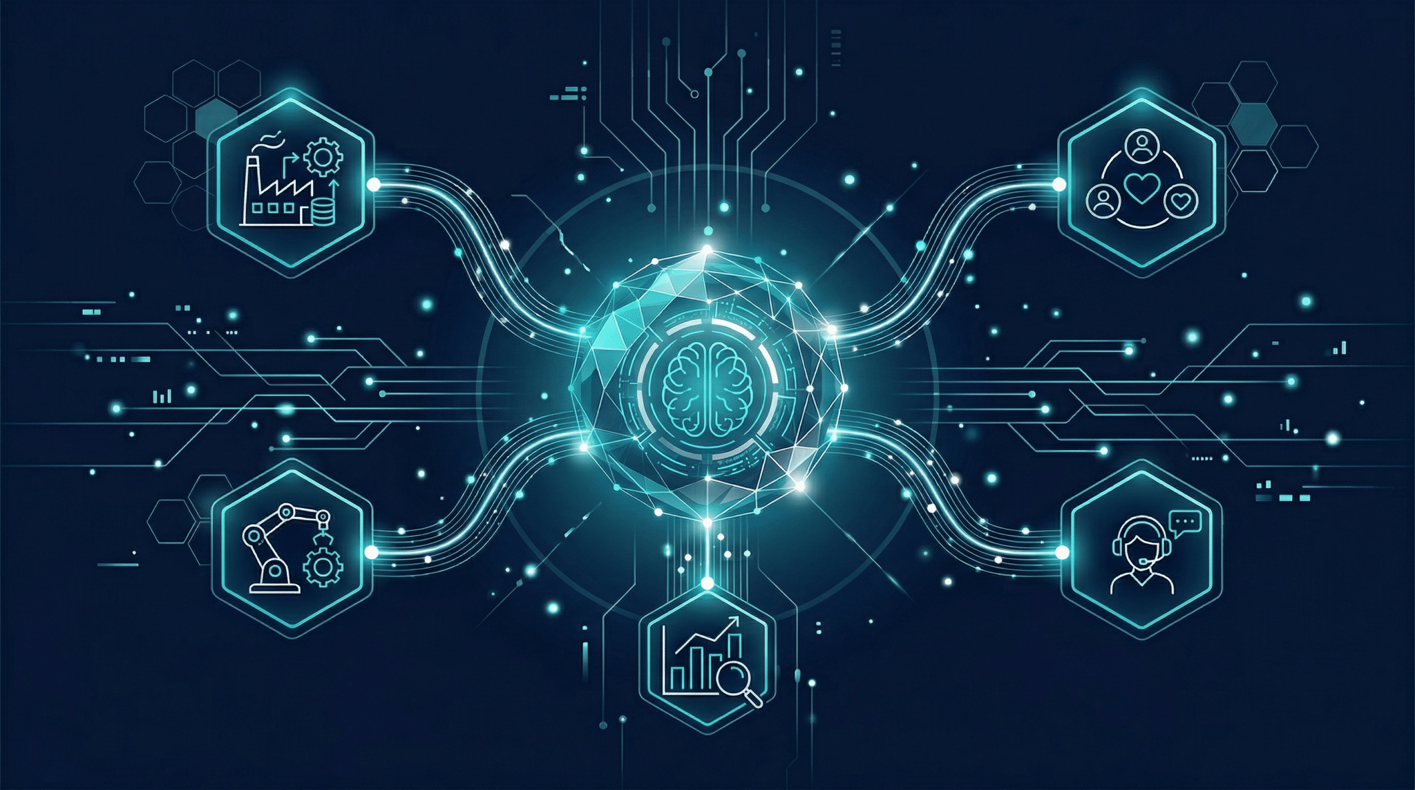 Nashville based custom AI development solutions showing integration with business systems