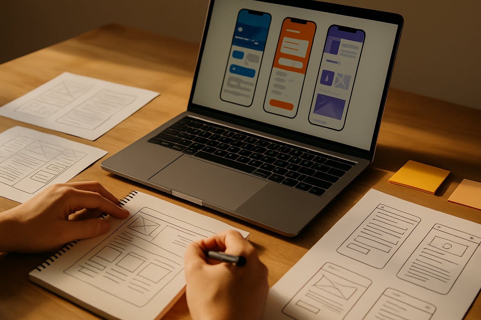 UI/UX Design and Prototyping — illustration for enterprise software development