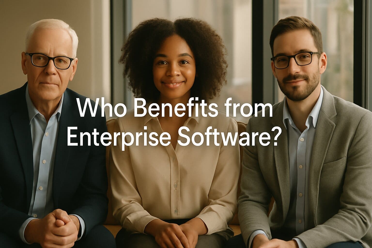 Who Benefits from Enterprise Software? — illustration for enterprise software development