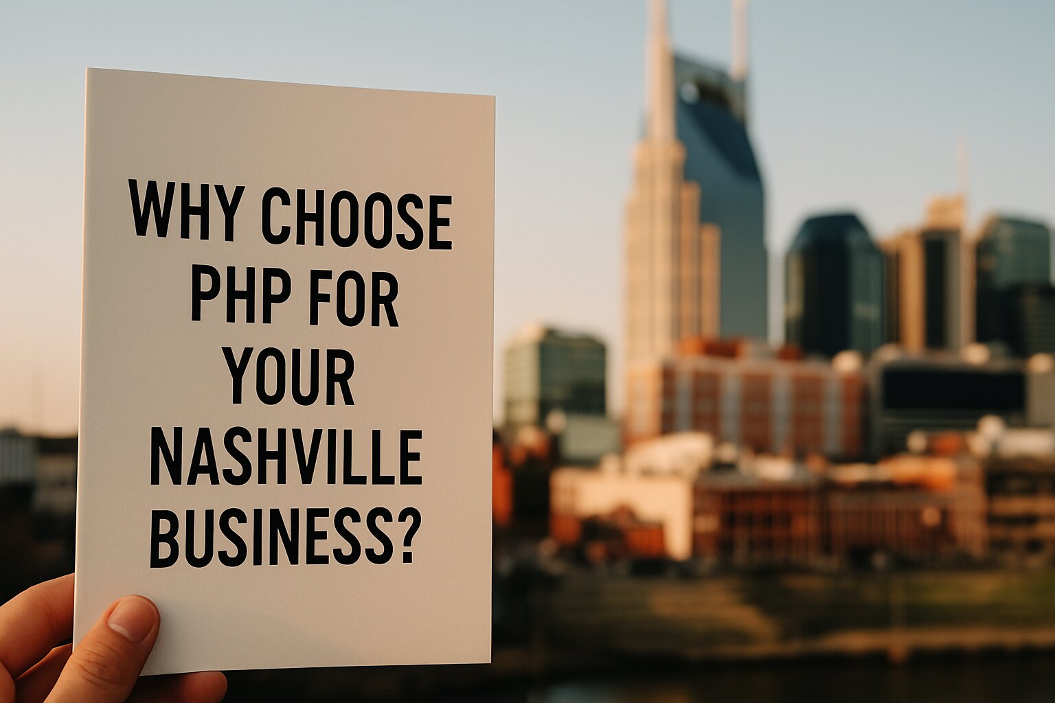Why Choose PHP for Your Nashville Business? — illustration for php web development services